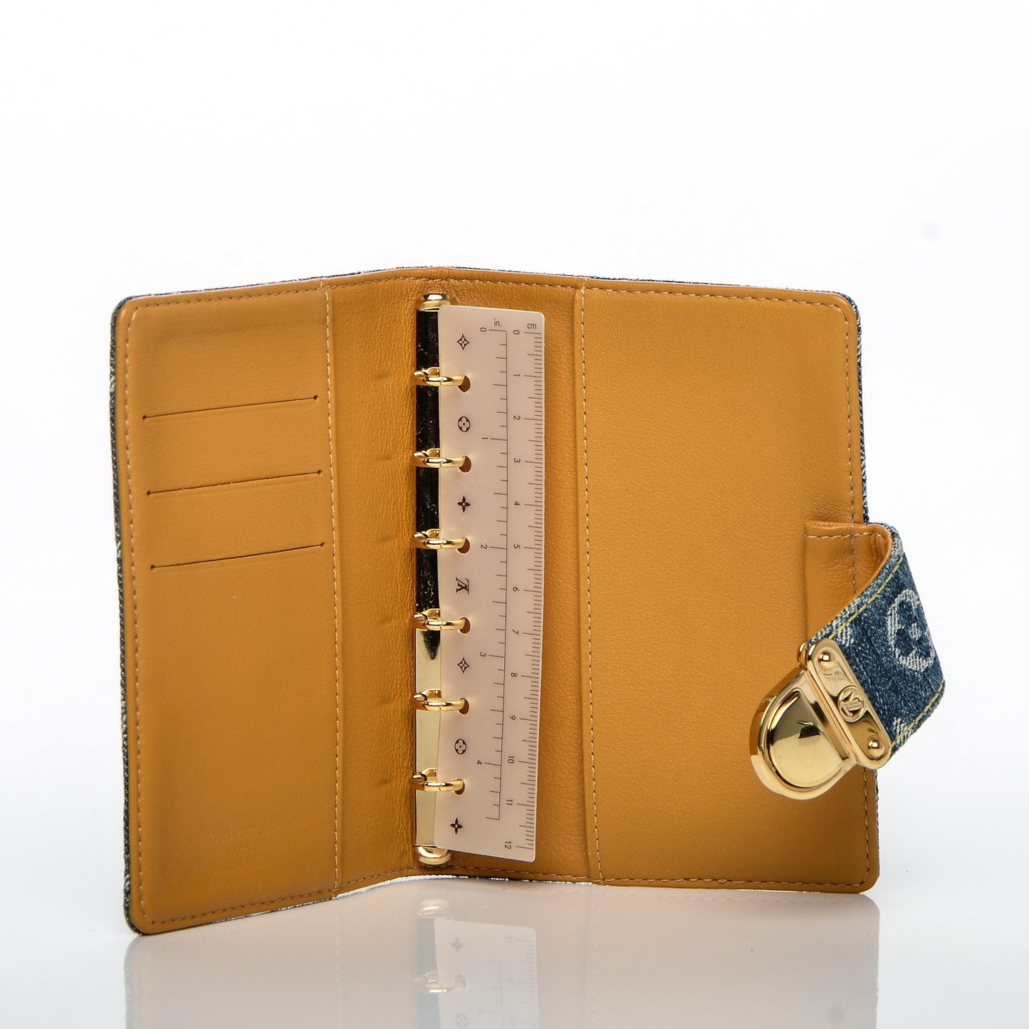Monogram Denim Agenda PM Blue
