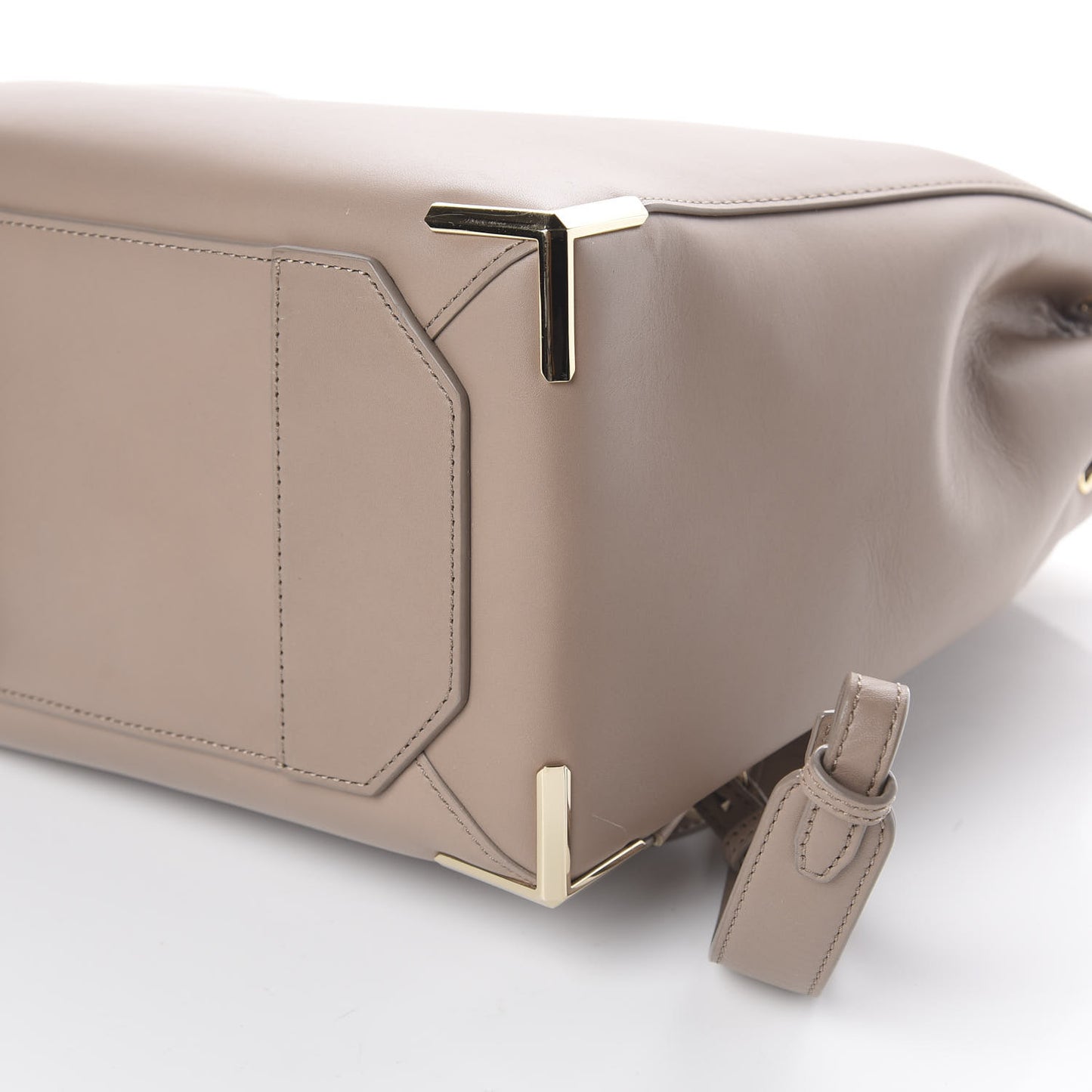 Calfskin Prisma Skeletal Backpack Latte