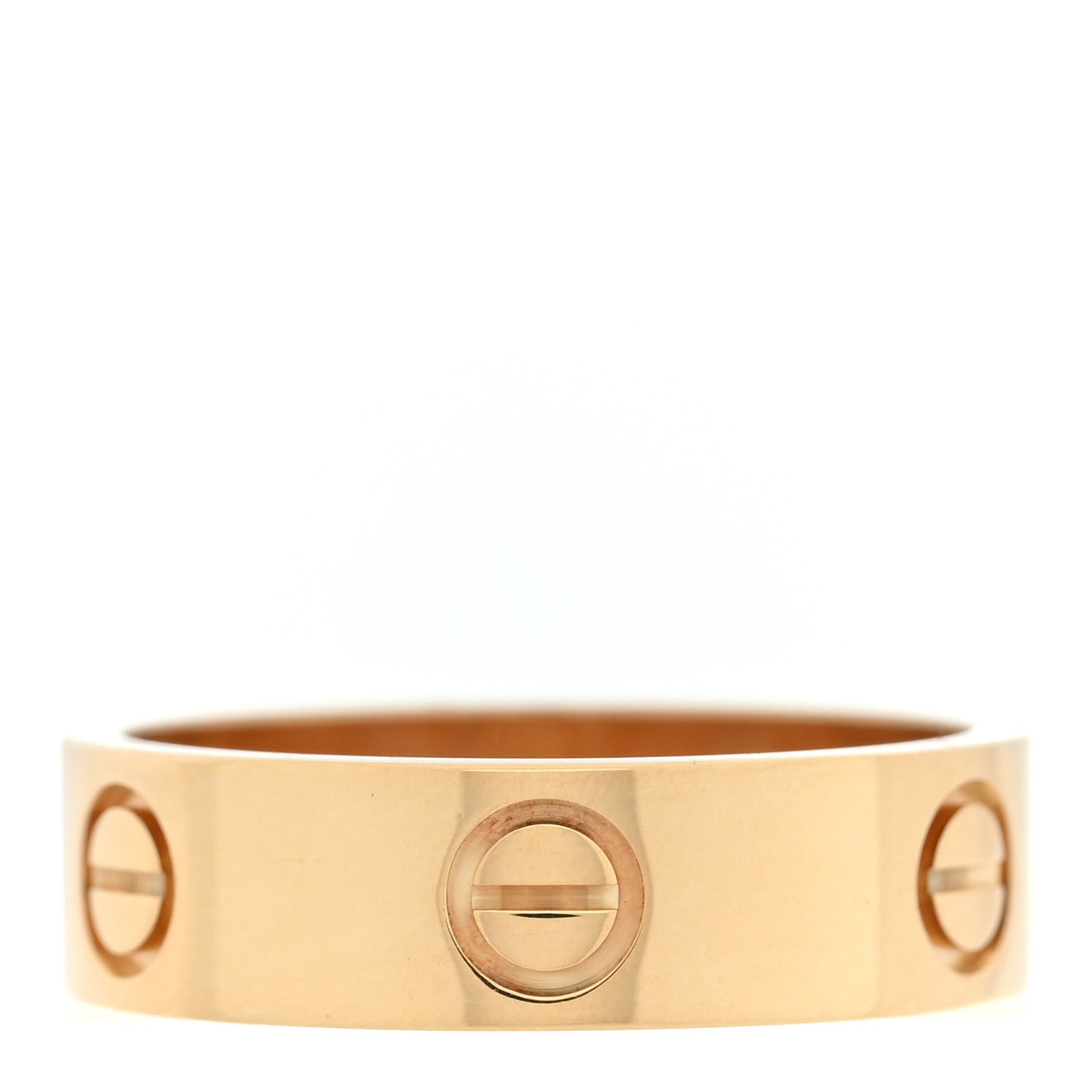 18K Yellow Gold 5.5mm LOVE Ring 55 7.25