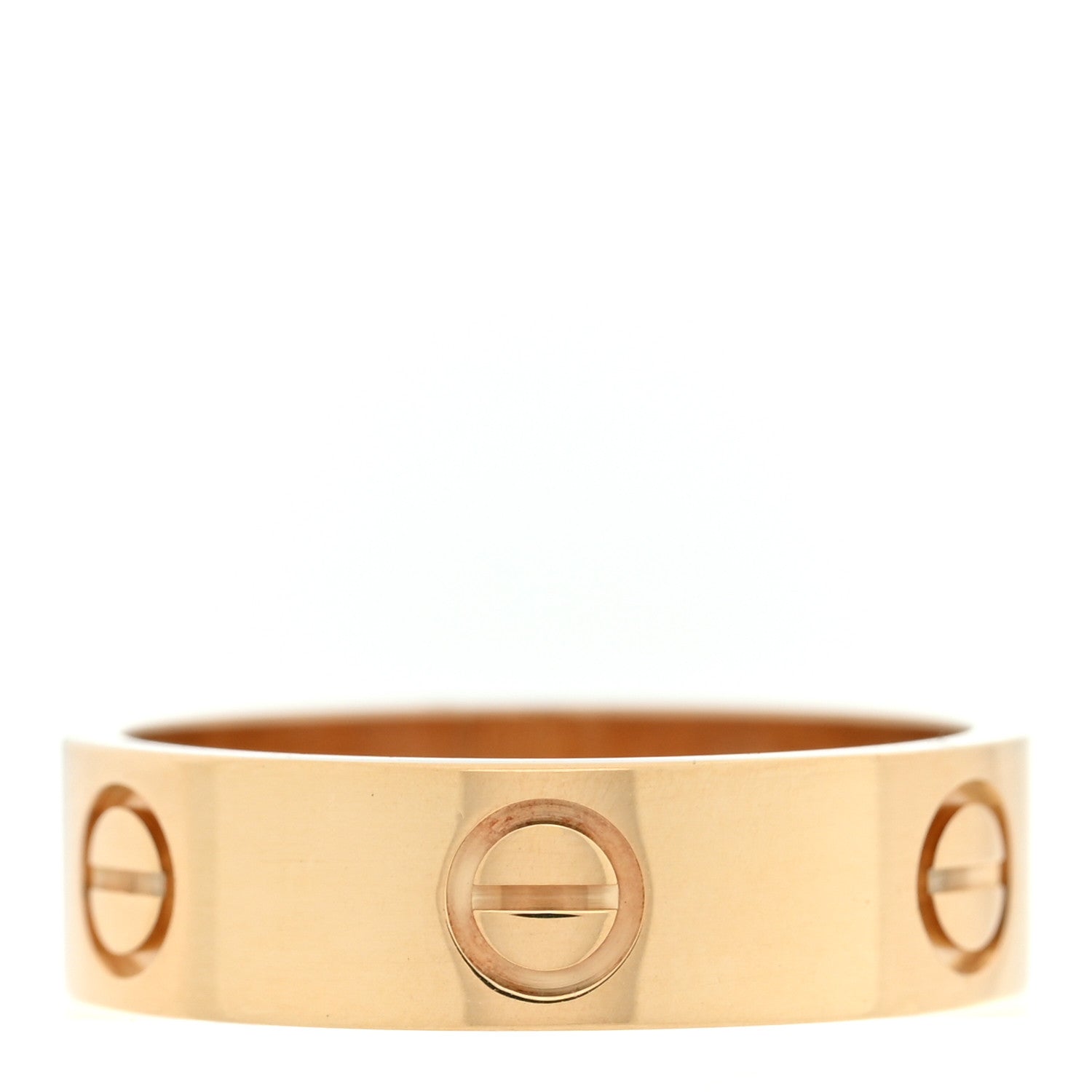 Cartier 18K Yellow Gold 5.5mm LOVE Ring 55 7.25 3 of 5