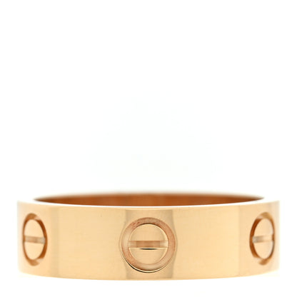 Cartier 18K Yellow Gold 5.5mm LOVE Ring 55 7.25 3 of 5