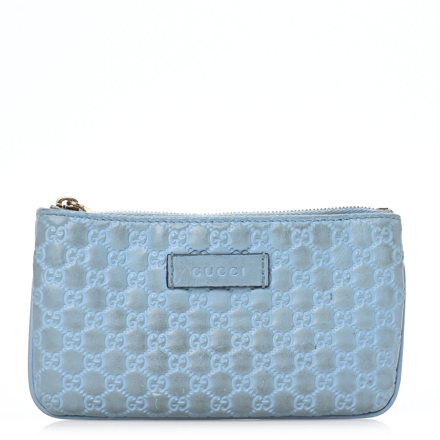 Microguccissima Key Ring Coin Case Mineral Blue