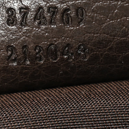 Gucci Crystal Monogram Web Large Carry On Duffle Bag Brown 6 of 13