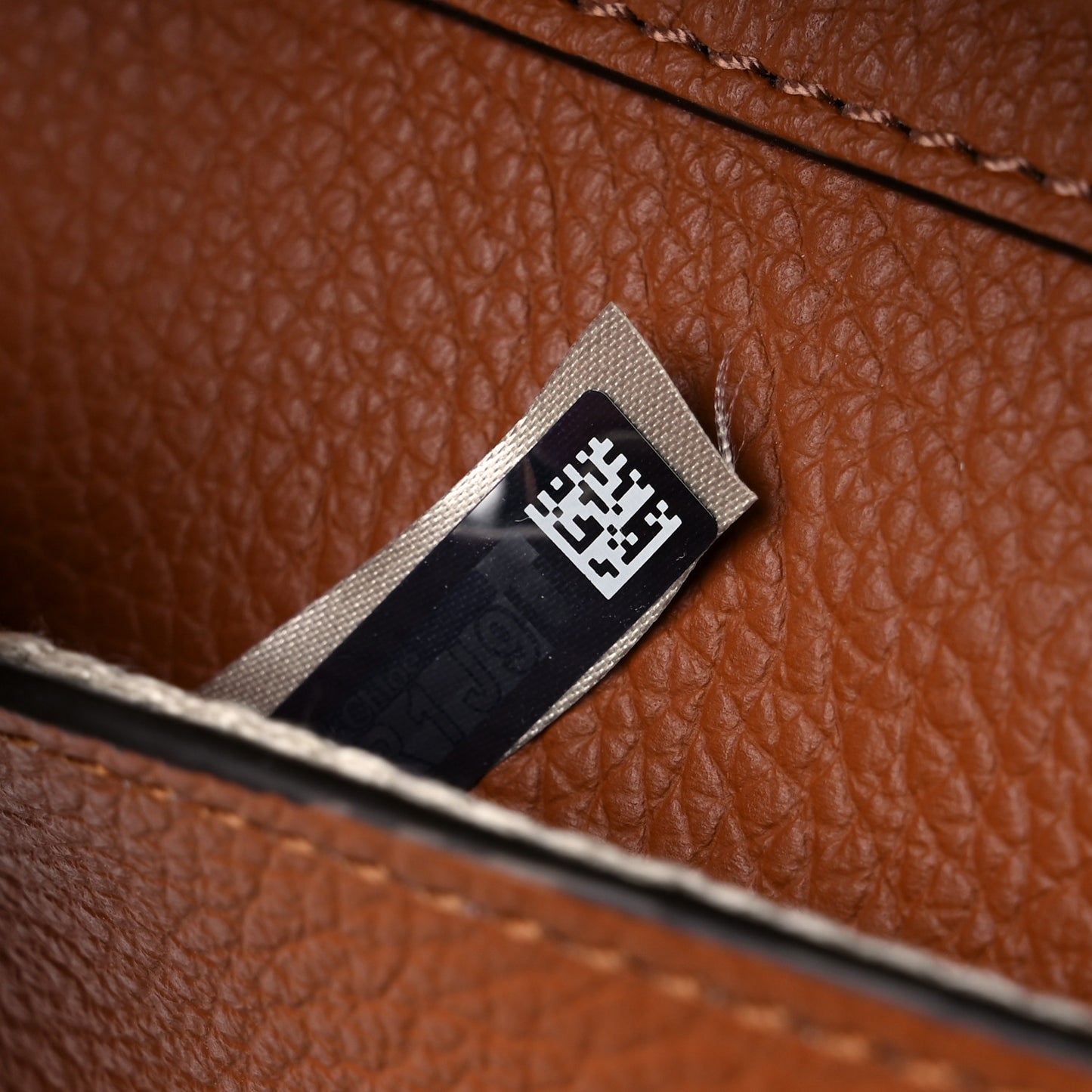 Raffia Small Grain Calfskin Medium Marcie Basket Tan