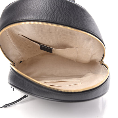 Gucci Pebbled Calfskin Soho Chain Backpack Black 4 of 9
