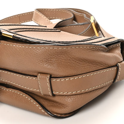 Chloe Calfskin Mini Marcie Round Crossbody Bag Nut 9 of 9