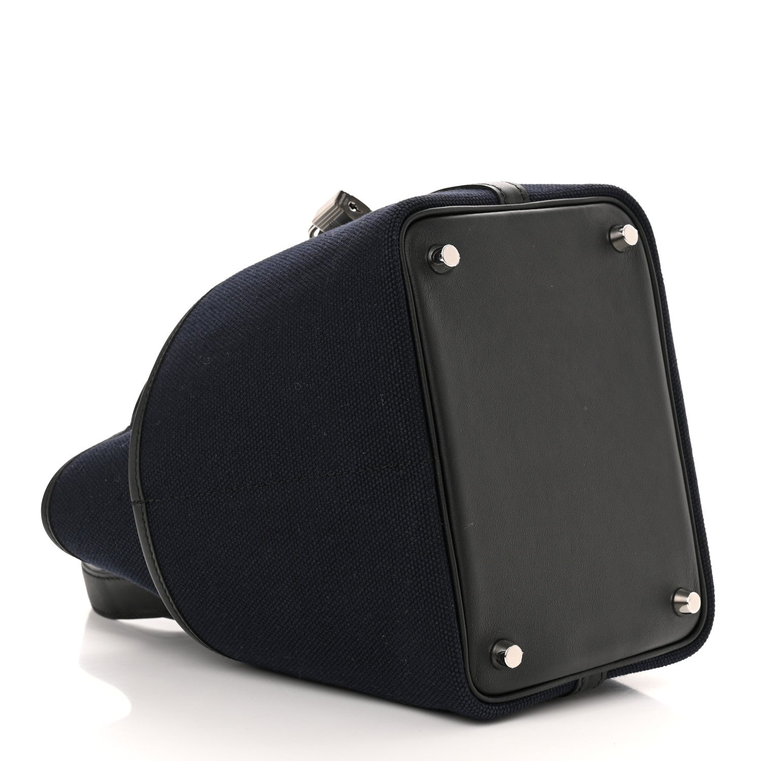 Hermes Toile Goeland Swift Cargo Picotin Lock 18 Bleu Marine 9 of 12