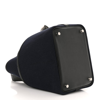 Hermes Toile Goeland Swift Cargo Picotin Lock 18 Bleu Marine 9 of 12