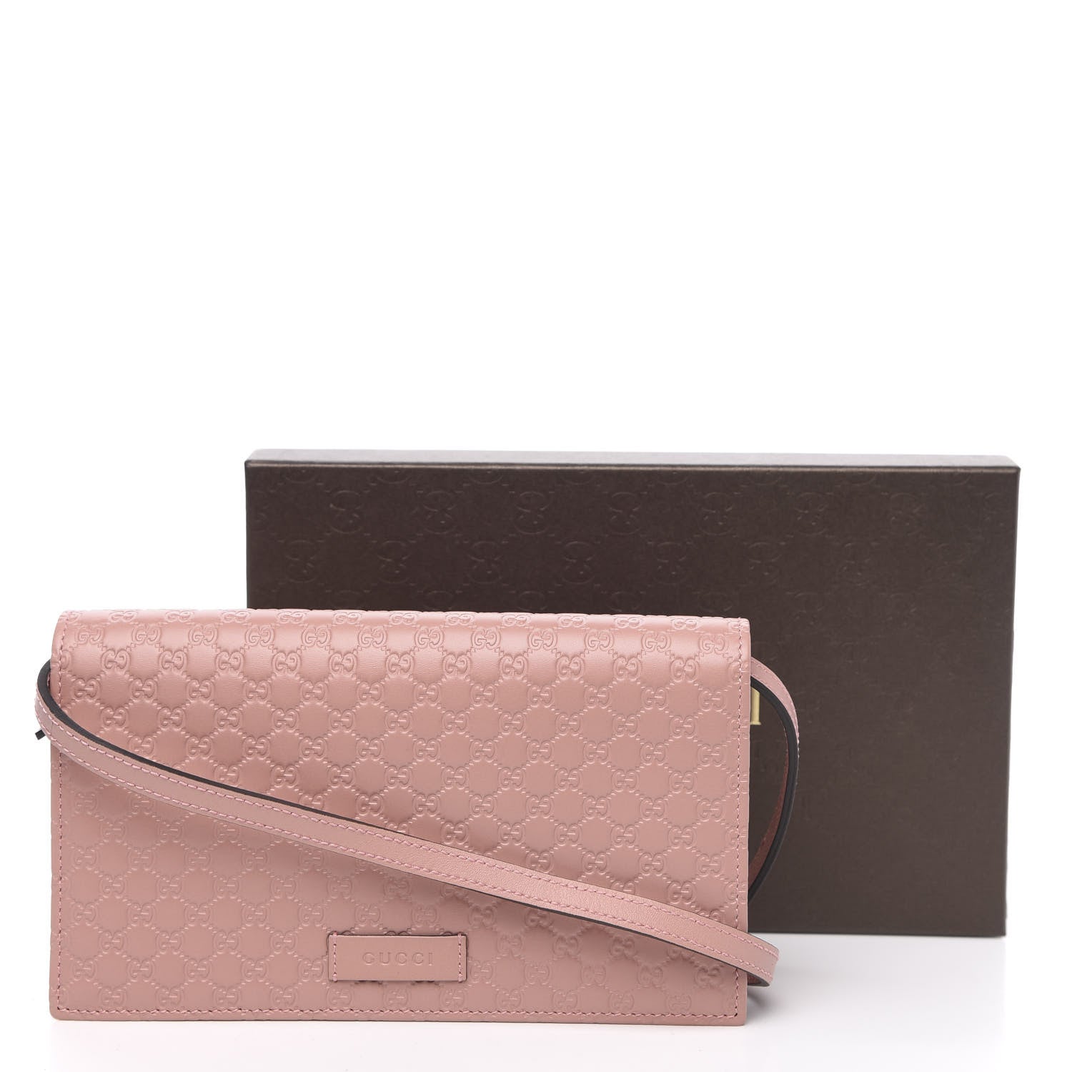 Gucci Microguccissima Crossbody Wallet Soft Pink 11 of 11