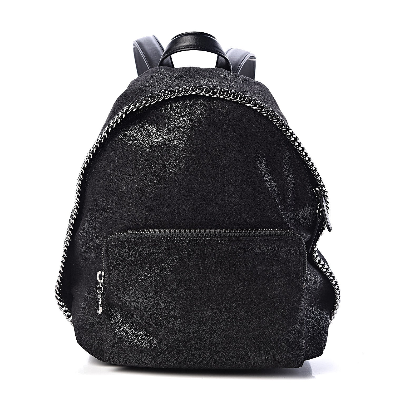 Stella McCartney Shaggy Deer Small Falabella Backpack Black 1 of 10