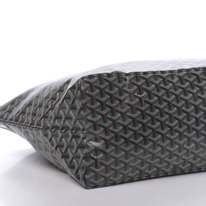 Goyard Goyardine Saint Louis Claire Voie GM Black Green 10 of 11