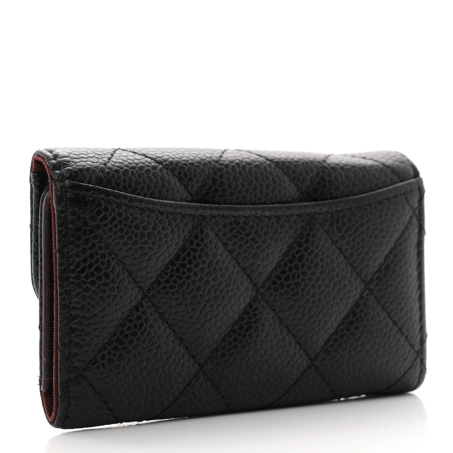 Chanel Caviar Quilted 6 Key Holder Black 3 of 8