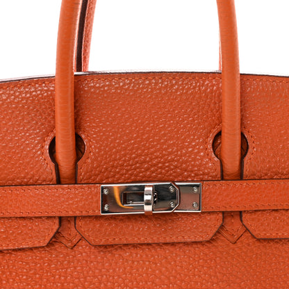 Hermes Togo Birkin 25 Orange 7 of 9