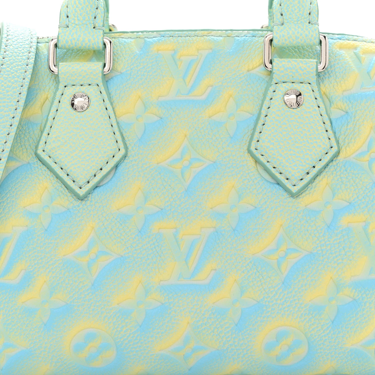 Louis Vuitton Empreinte Monogram Summer Stardust Speedy 20 Water Green 6 of 9