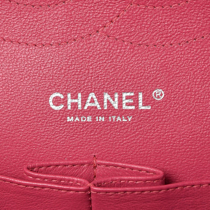 Chanel Patent Quilted Jumbo Double Flap Pink 7 of 9