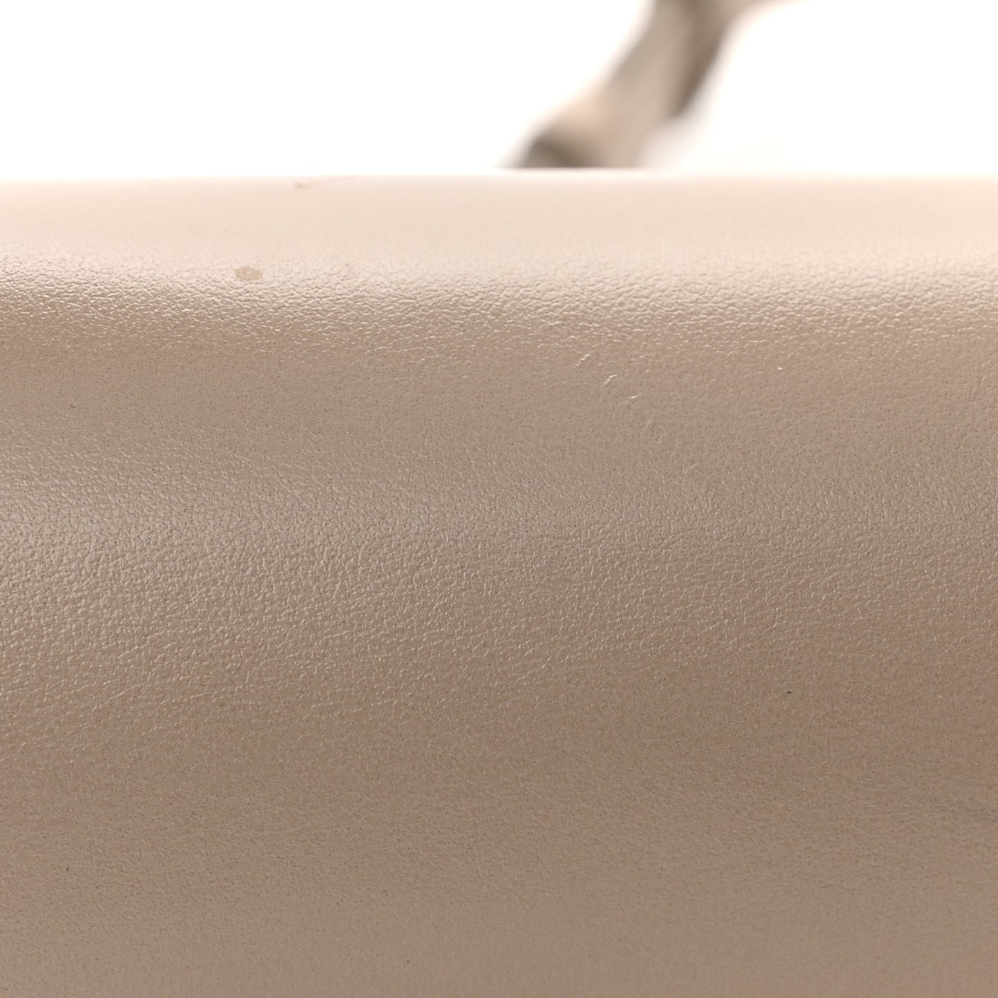 Shiny Calfskin Suede Mini C Double Carry Motty Grey