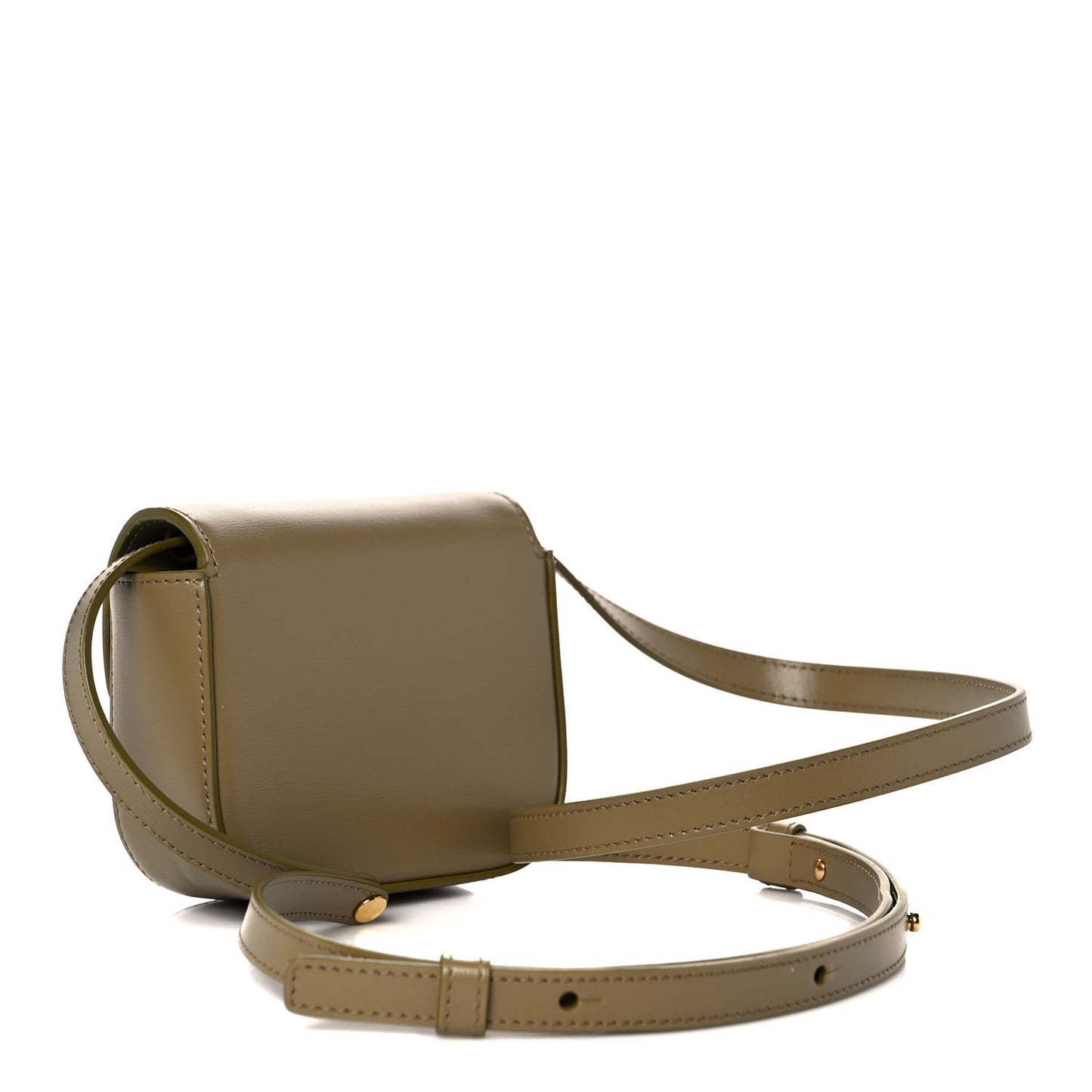 Shiny Calfskin Mini Triomphe Olive