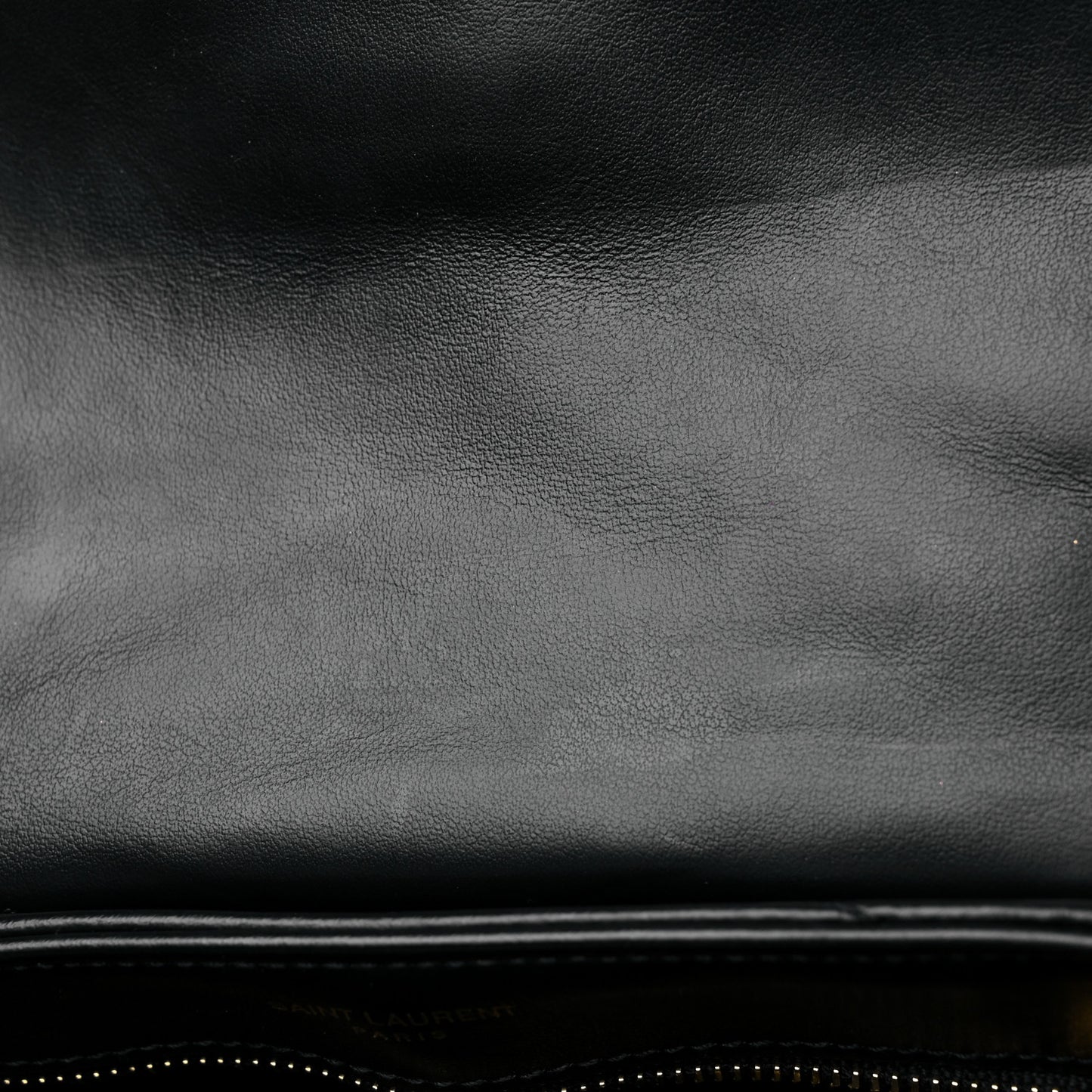 Calfskin Y Quilted Monogram Toy Loulou Crossbody Bag Black