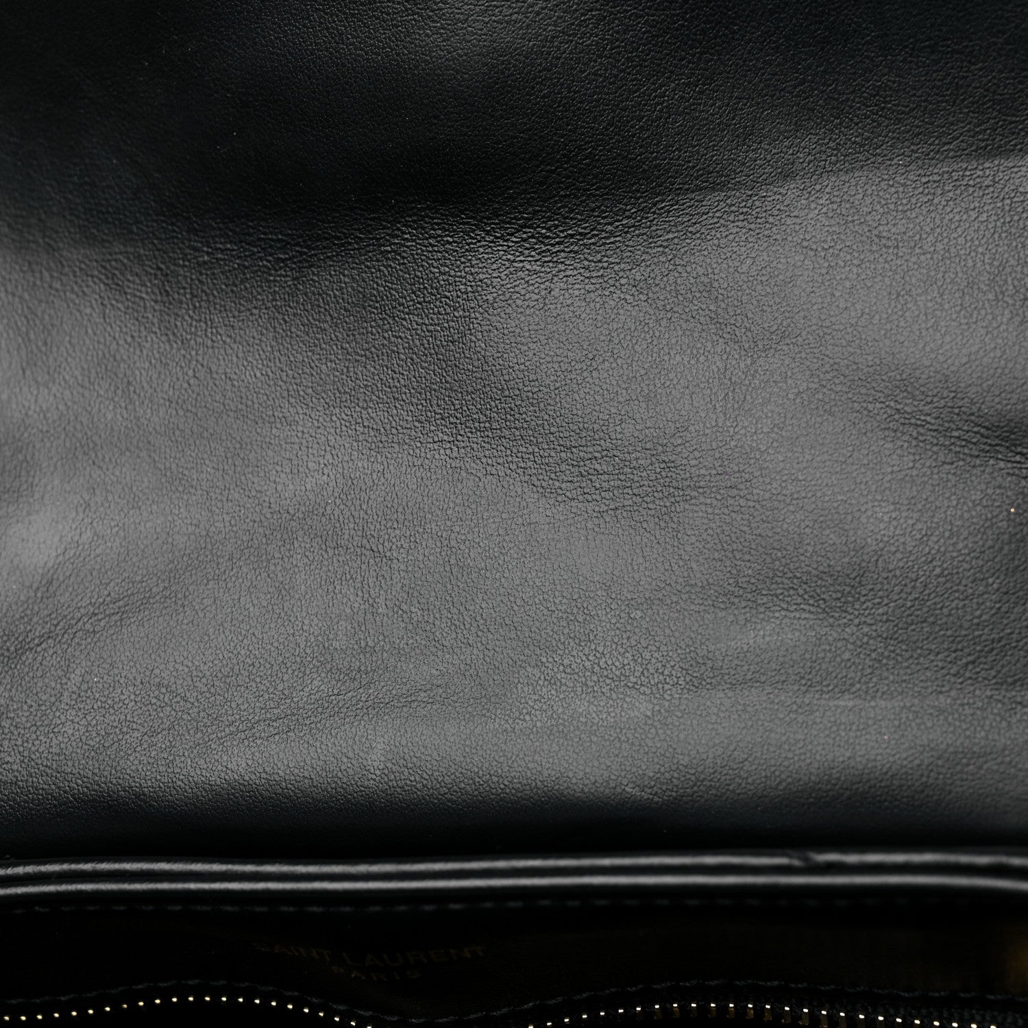 Saint Laurent Calfskin Y Quilted Monogram Toy Loulou Crossbody Bag Black 11 of 11