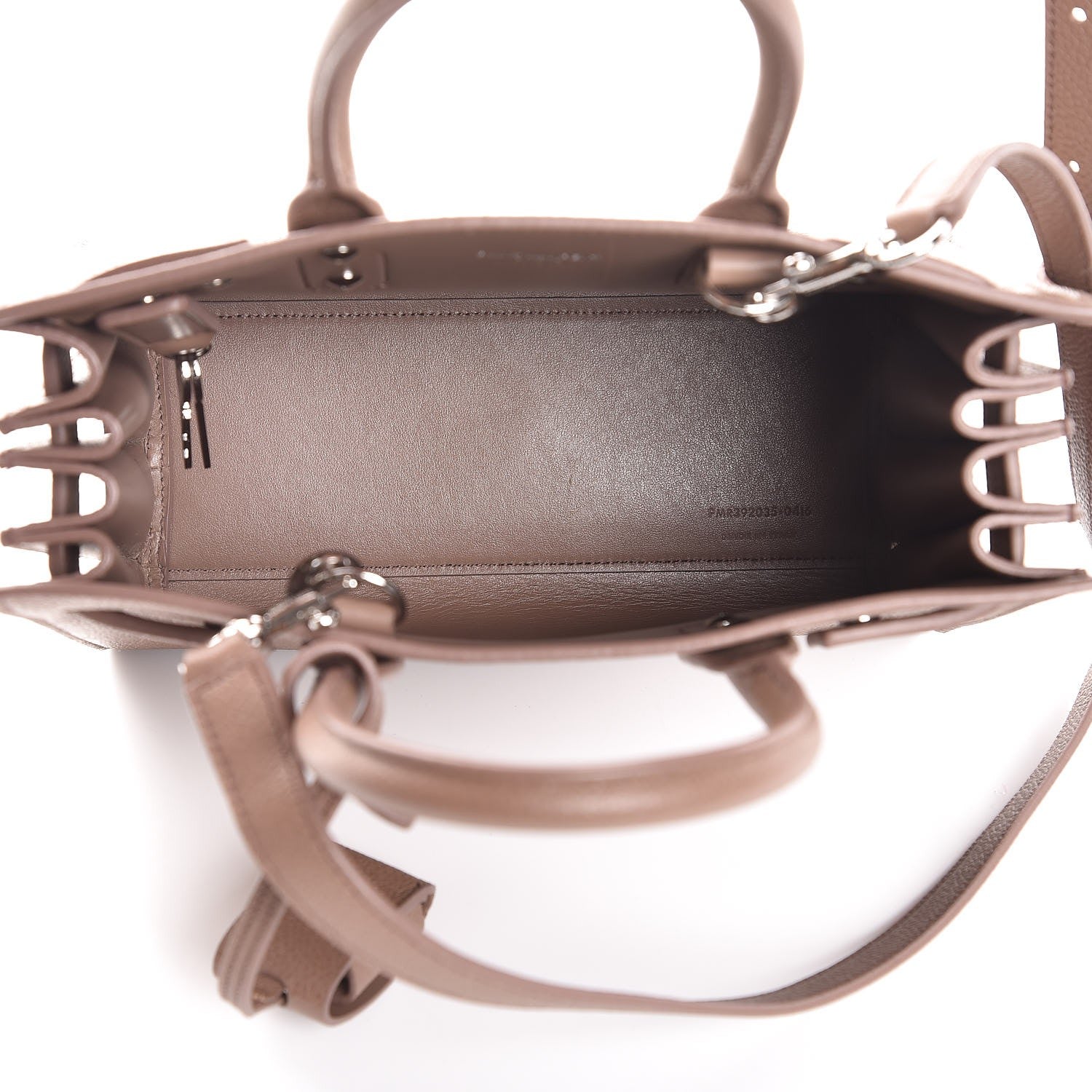 Saint Laurent Grained Calfskin Nano Sac De Jour Taupe 6 of 9