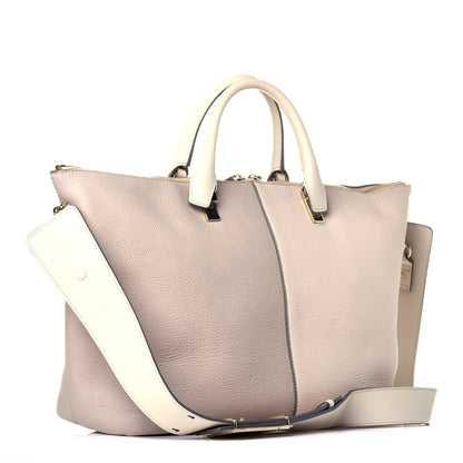 Chloe Grained Calfskin Large Two Tone Baylee Tote 3 of 8