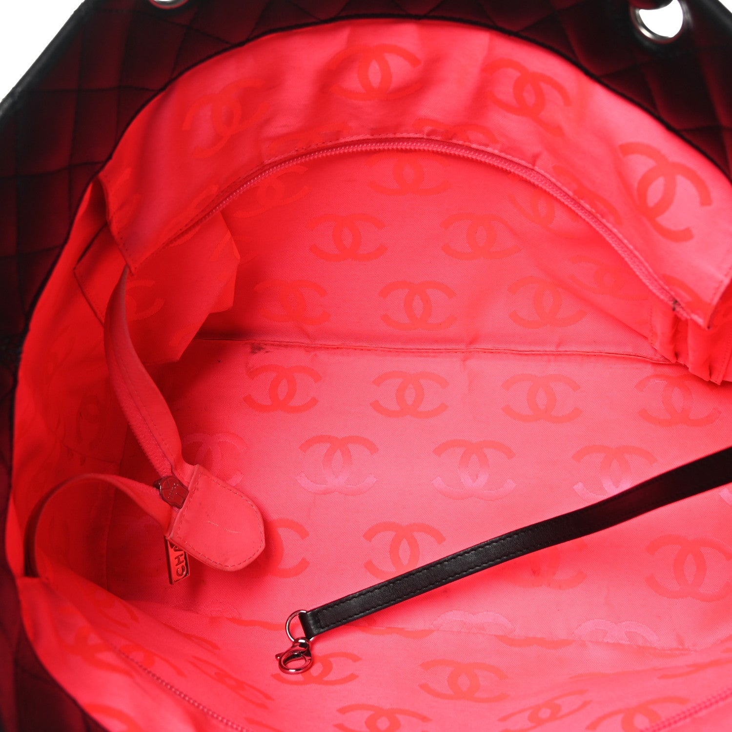 Chanel Calfskin Quilted Large Cambon Tote Black 5 of 10