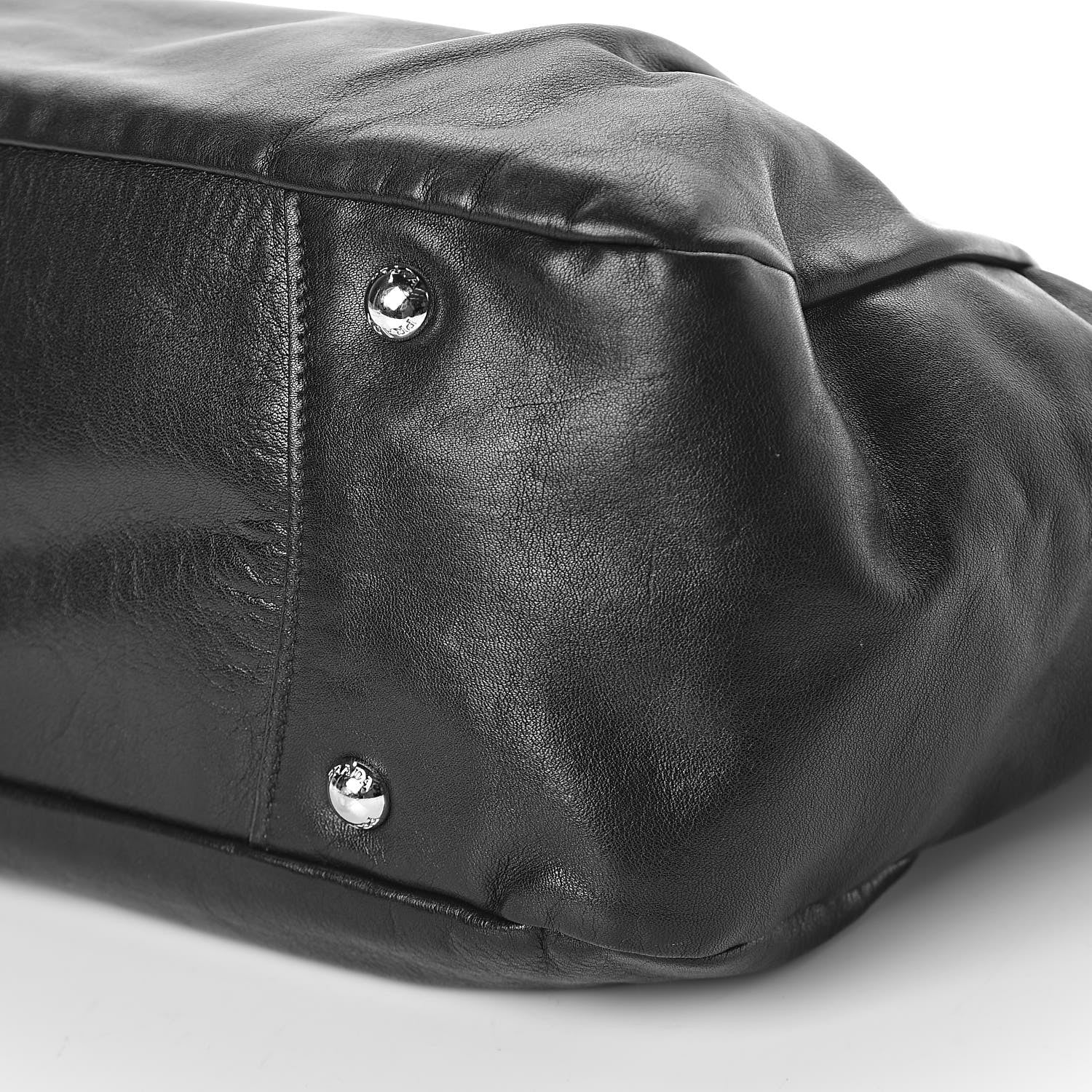 Prada Soft Calfskin Hobo Black 9 of 9