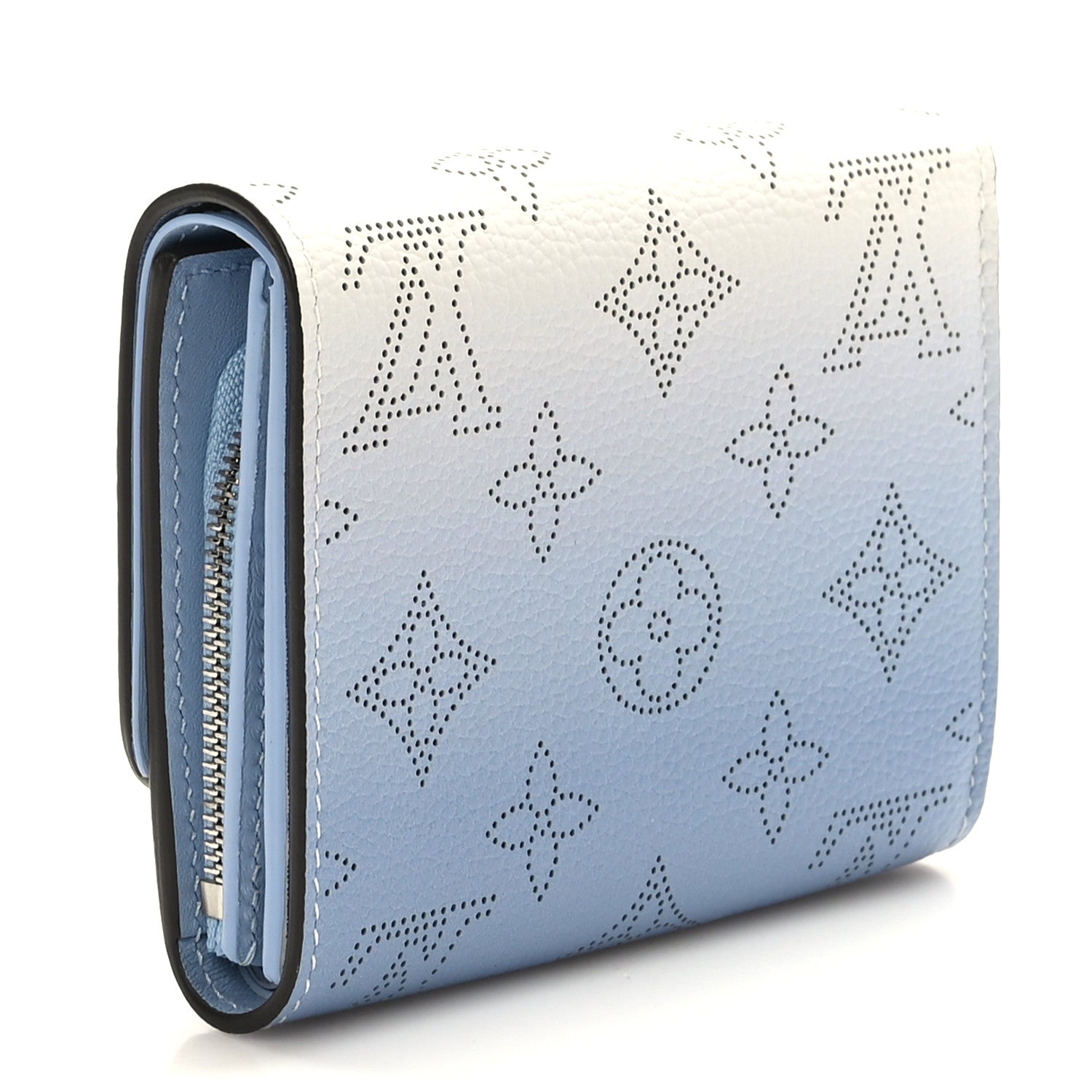 Louis Vuitton Mahina Degrade Iris Compact Wallet NM Bleu 3 of 7