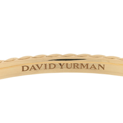 David Yurman 18K Yellow Gold 4.5mm Sculpted Cable Bracelet 3 of 3