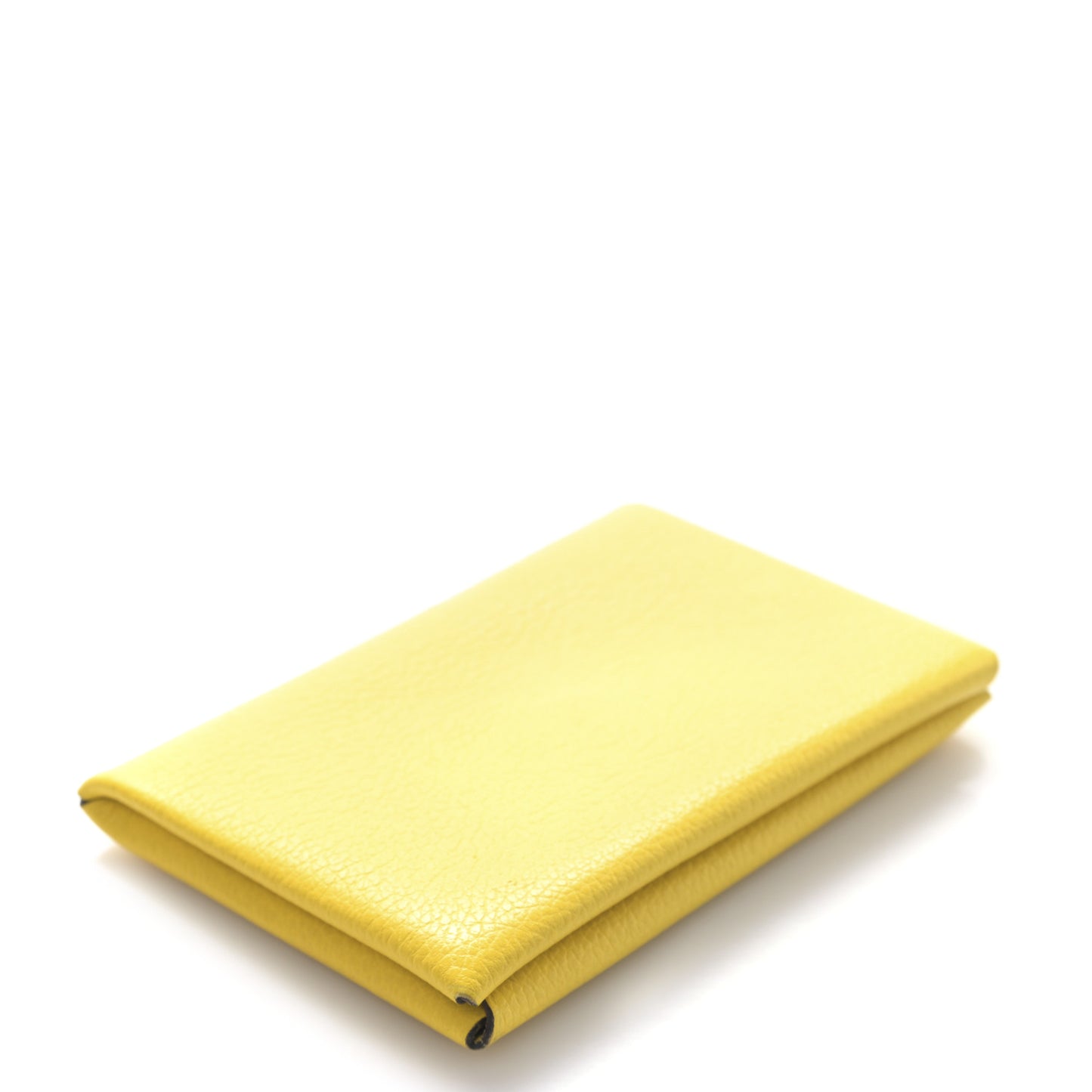 Chevre Mysore Calvi Card Case Lime