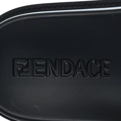 Versace X FENDI Metal Chainmail Mesh Pool Slides 42 Gold Black 6 of 8