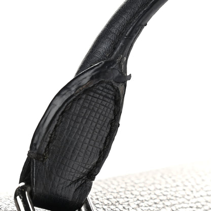 Burberry Metallic Deerskin Medium Rucksack Backpack Dark Grey 12 of 14