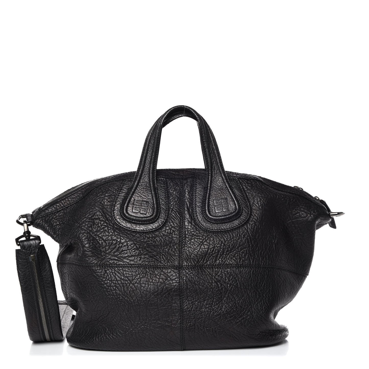 Pebbled Sheepskin Medium Nightingale Black