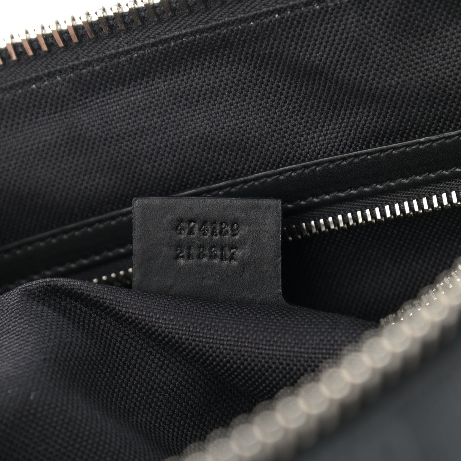 Gucci Soft GG Supreme Monogram Appia Calfskin Web East West Messenger Bag Black Grey 6 of 8