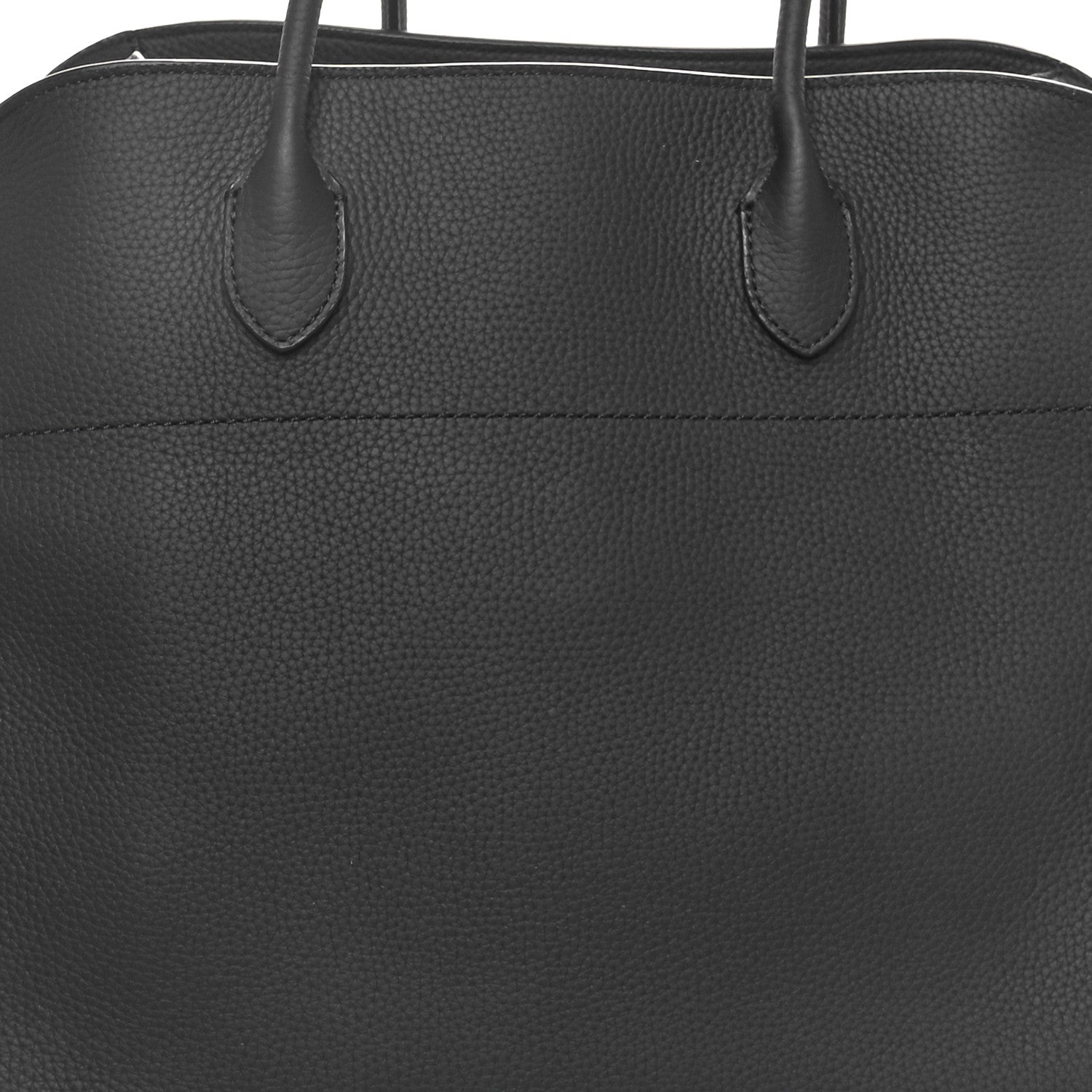 The Row Grained Calfskin Soft Margaux 17 Black 5 of 9