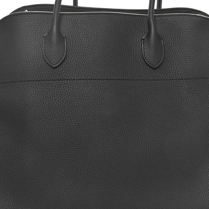 The Row Grained Calfskin Soft Margaux 17 Black 5 of 9