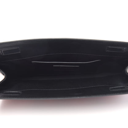 Saint Laurent Nappa Big Hearts Clutch Black Red 5 of 7