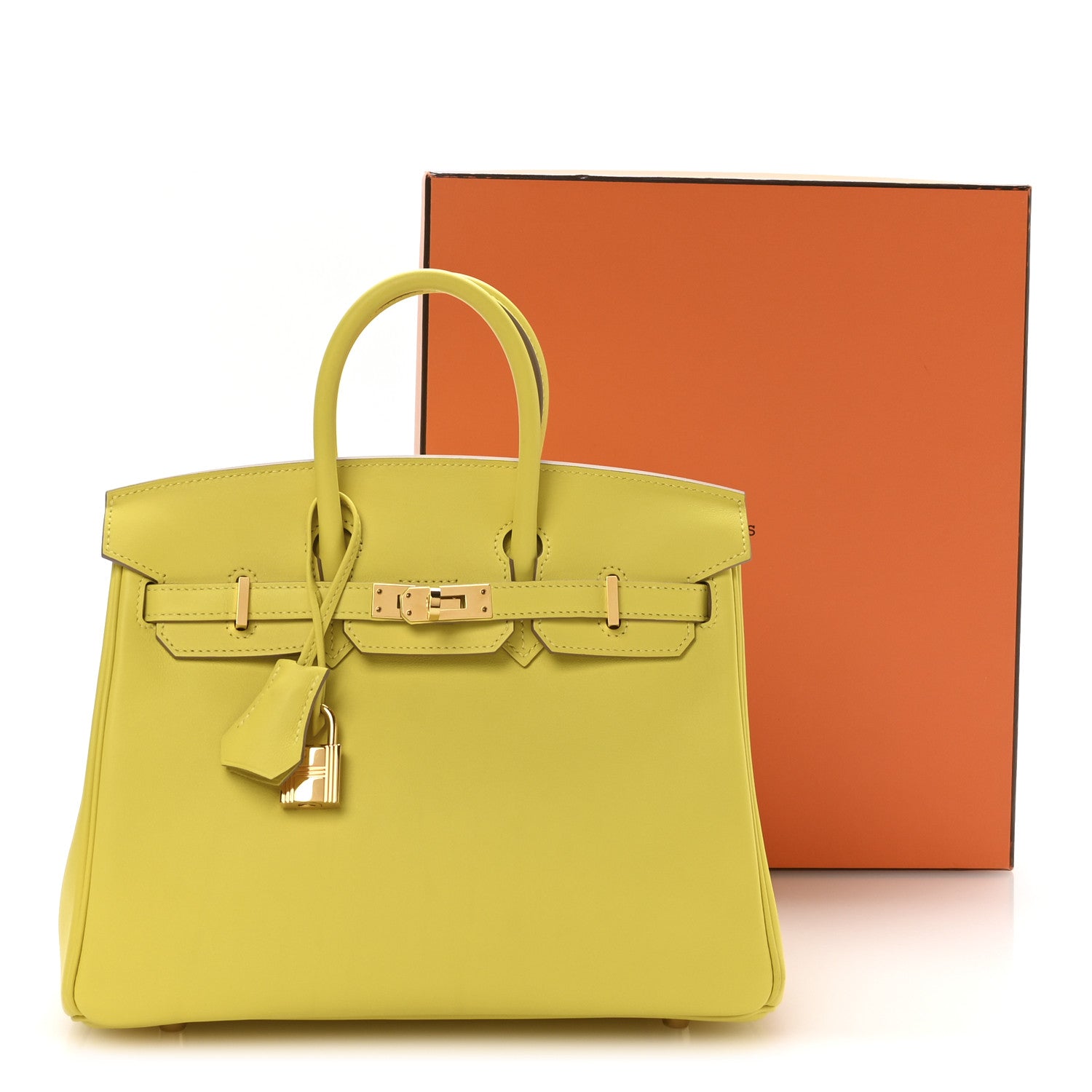 Hermes Swift Birkin 25 Lime 20 of 21