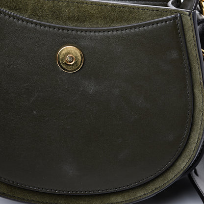 Chloe Calfskin Suede Small Tess Bag Deep Forest 12 of 15