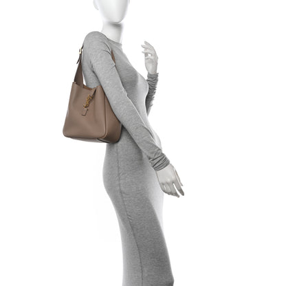 Saint Laurent Smooth Calfskin Small Le 5 A 7 Soft Hobo Dusty Grey 2 of 10