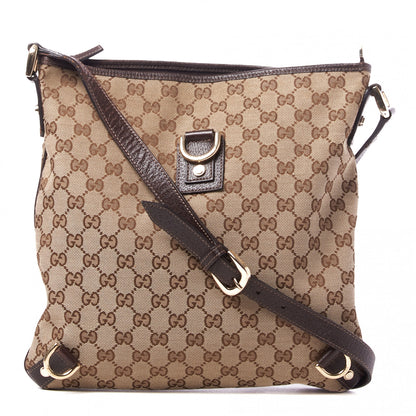 Gucci Monogram Abbey Messenger Bag Dark Brown 1 of 8