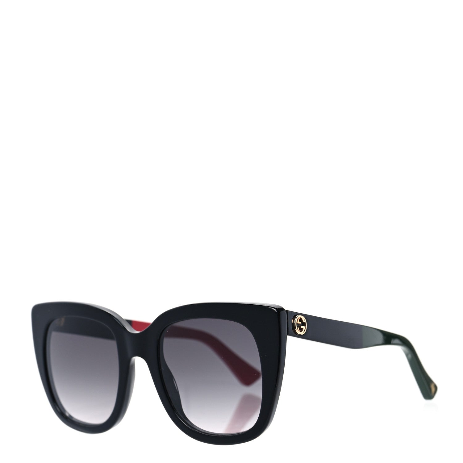 Gucci Cat Eye Sunglasses GG0163S Black 1 of 7