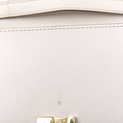 Gucci Calfskin Mini Sylvie Top Handle Bag White 15 of 19