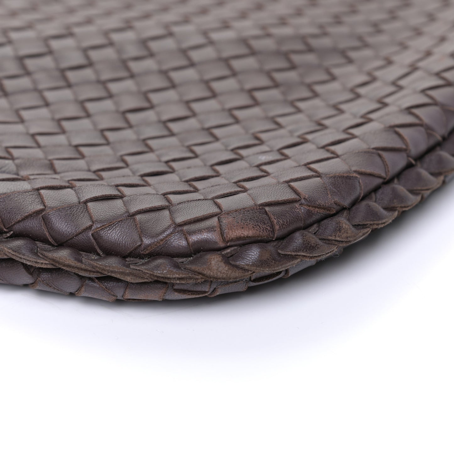 Nappa Intrecciato Medium Veneta Hobo Ebano