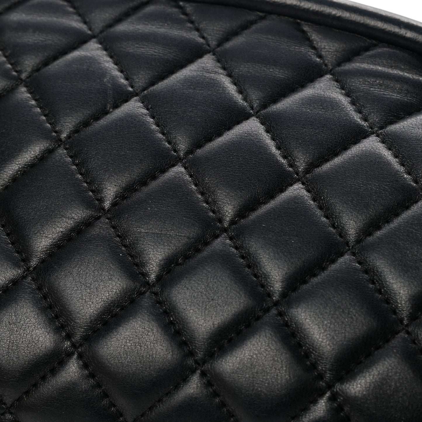 Lambskin Quilted Timeless Clutch Black