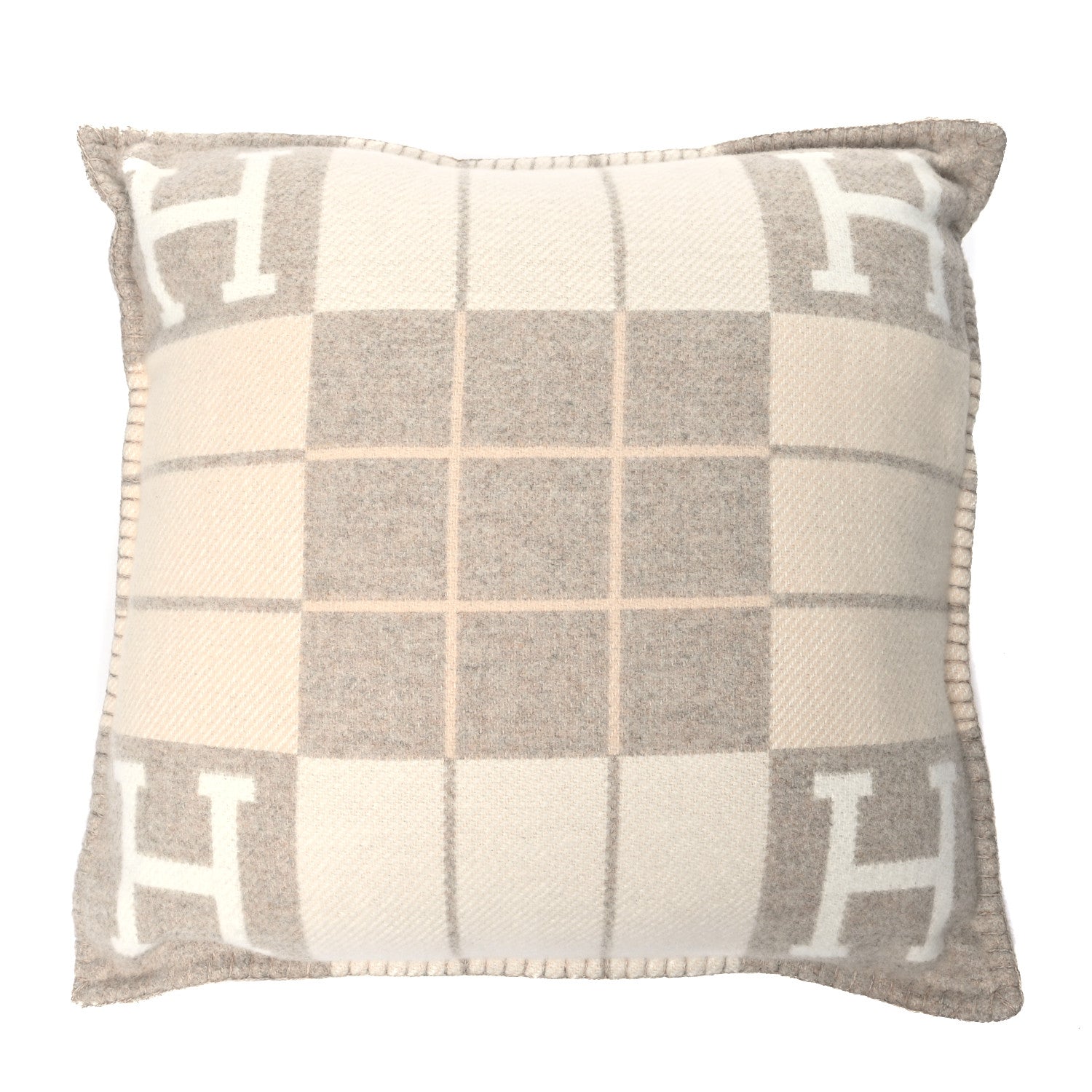 Hermes Wool Cashmere Avalon III Pillow PM Coco Camomille 1 of 4