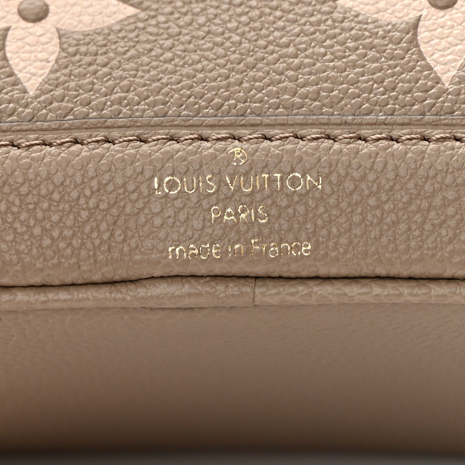 Louis Vuitton Empreinte Monogram Giant Nano Noe Tourterelle Creme 6 of 11