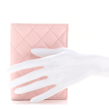 Chanel Caviar Quilted Passport Holder Pink 2 of 8