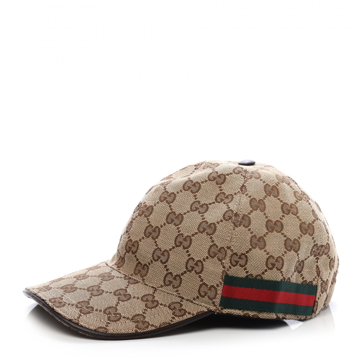 Gucci Monogram Web Baseball Hat L Beige Cocoa 1 of 6
