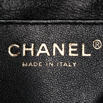 Chanel Lambskin Chevron Quilted Mini Square Flap Black 6 of 13